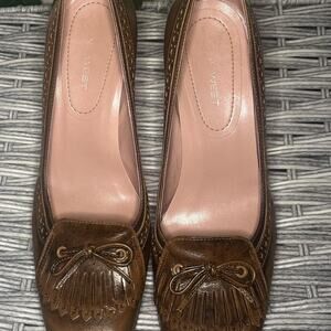 Vintage nine west brown leather